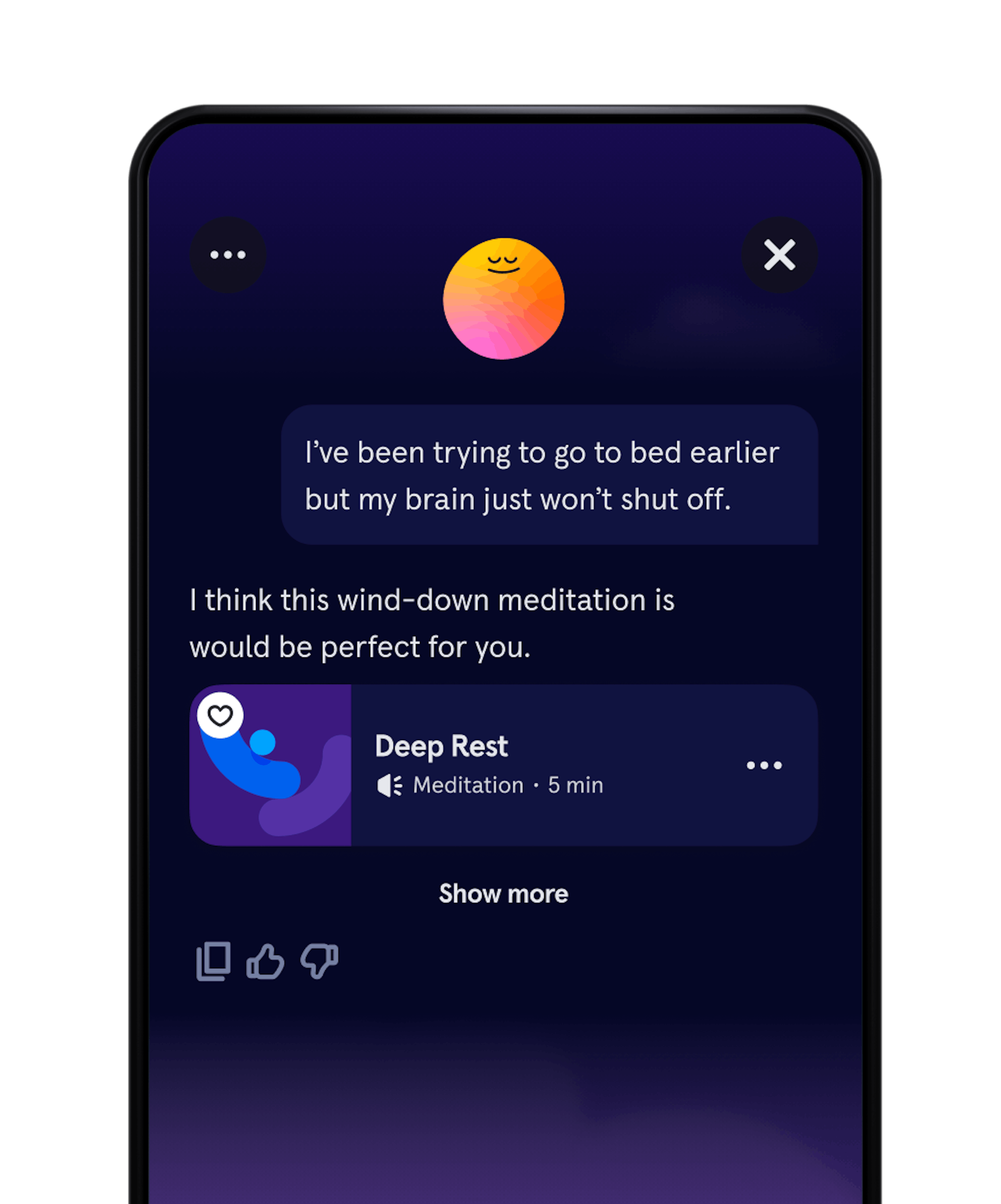 Phone screen for Ebb 2